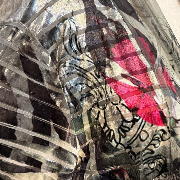 Bohemian open front duster jacket size L to xl - Picture 2 of 9